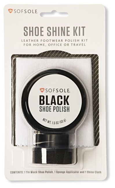 Premium Shine Leather Brush - Accessories, Sof Sole