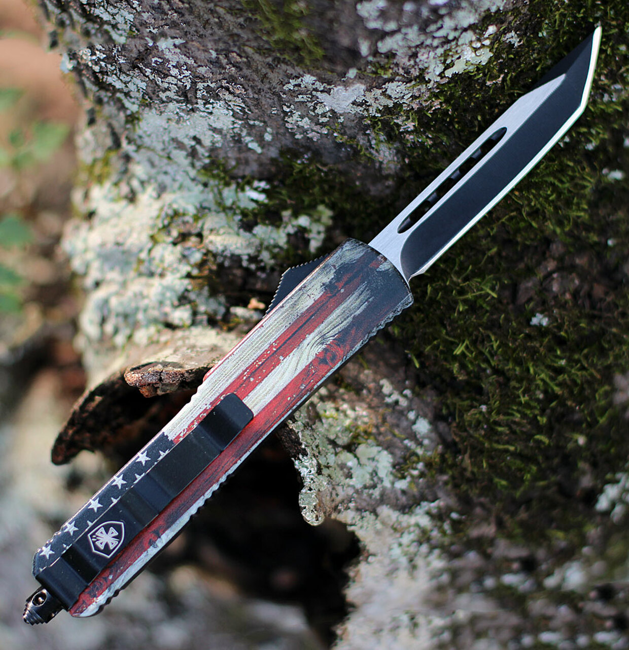 oherron.com: Templar Knife Slim OTF US Flag