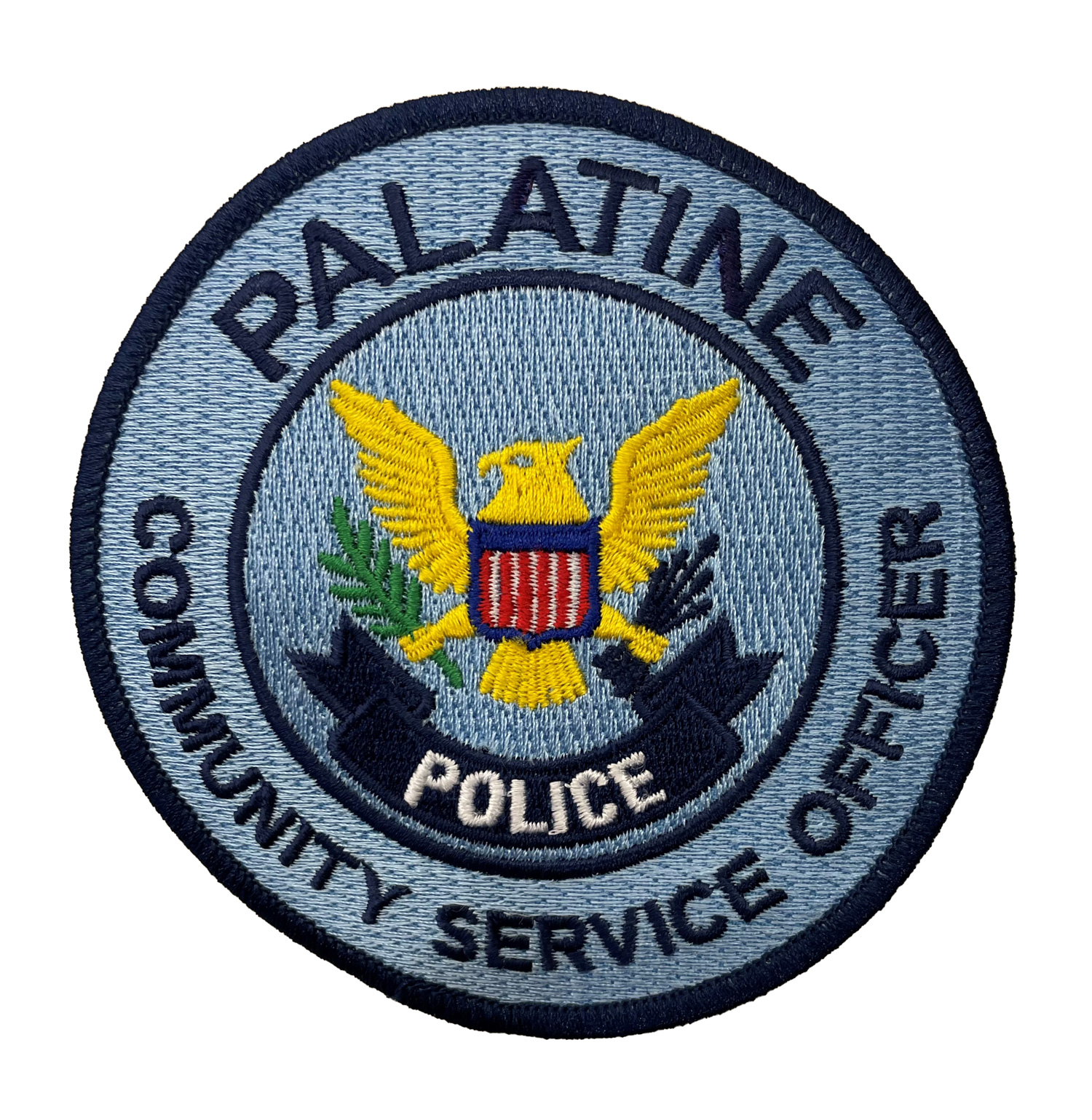 Palatine Police Patch Service Office Patch