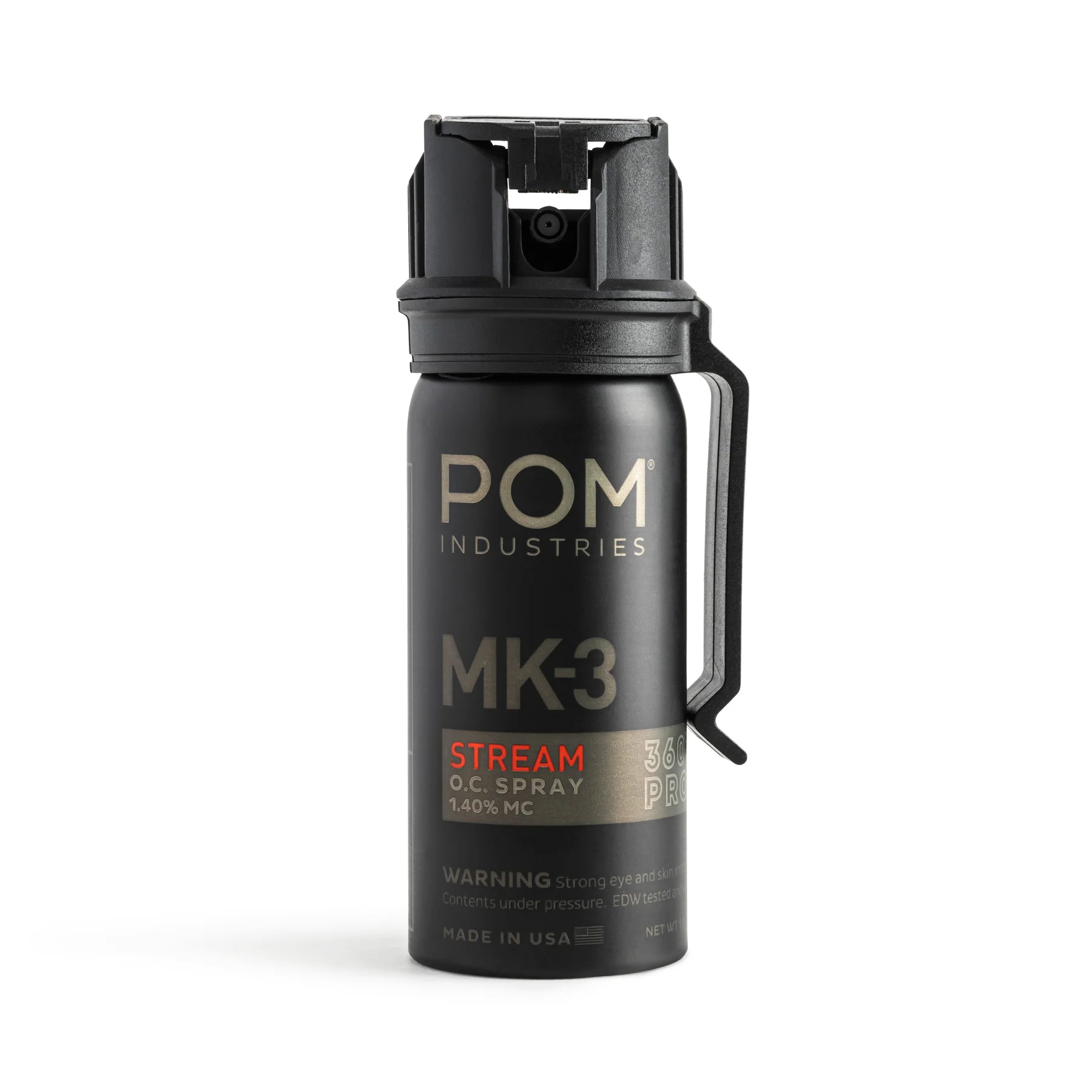 POM Pepper Spray - Clip Model - Maximum Strength - POM Industries