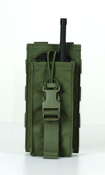 PROTECH Lightweight Tactical Universal Radio Pouch With Bungee Closure