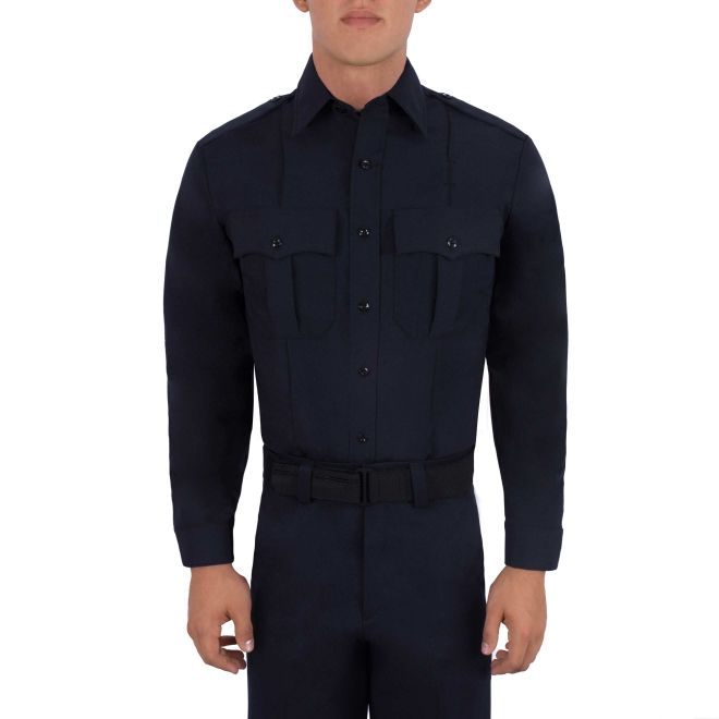 Blauer - Long Sleeve Wool Blend Shirt