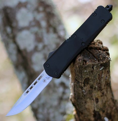 Templar Knife Slim OTF Black Rubber