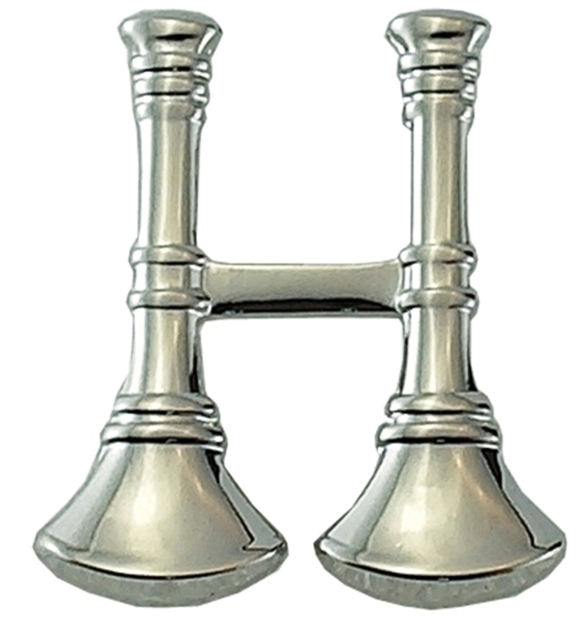 M/1127-SF 2-bugle red/silver (pair)