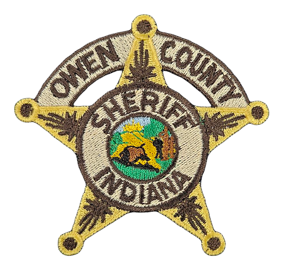 Direct Embroidered Owen County Star On The Left Chest