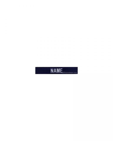 X180658D name tape on right chest silver lettering (last name only)